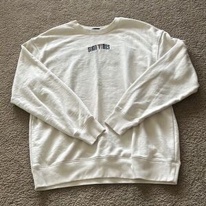 Forever21 Oversized Cream Sweater